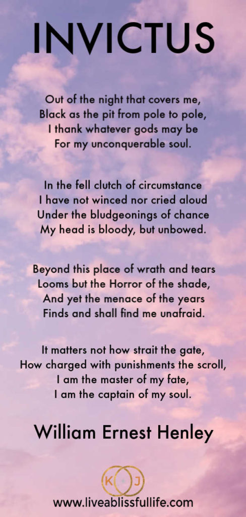 Invictus by William Ernest Henley