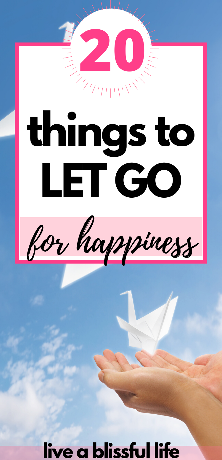 20 Things to Let Go of Now if You Want to Live a Blissful Life (2024